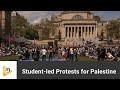 Prof danny on university students protesting israelandpalestine columbiauniversity