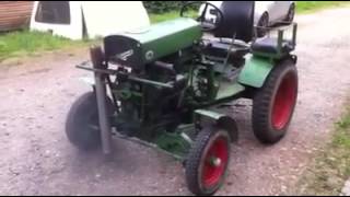 Eigenbau Traktor Diesel zum Ankurbeln