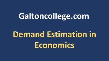 Demand Estimation in Economics