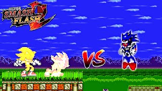 SSF2 Mods: Super Sonic and Shadow vs Metallix