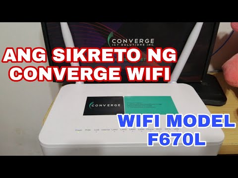 CONVERGE FIBERX WIFI F670L | ADMIN ACCESS & CHANGING PASSWORD TUTORIAL