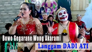 Bowo Gegarane Wong Akrami I (Langgam) Dadi Ati - Campursari TKTDW Live Pasar Rebo Cijantung