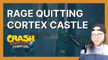 Rage Quitting Cortex Castle in Crash Bandicoot 4 #crashbandicoot #crashbandicoot4 #ragequit