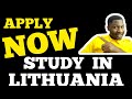 HOW TO STUDY IN LITHUANIA IN 2023| THIS SCHOOL IS OPEN, APPLY NOW
