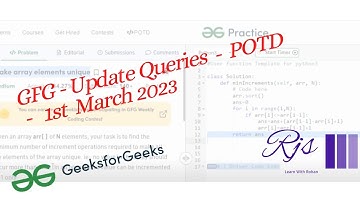 Update Queries || GFG POTD || Mar 01 || Python || Java || List || Bitwise OR || Rohan Shah #gfg