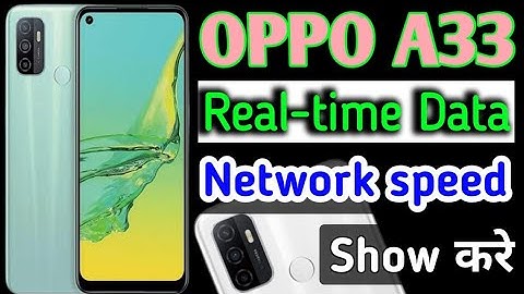 status bar real-time network speed settings OPPO A33 | real-time network speed show kare OPPO a33