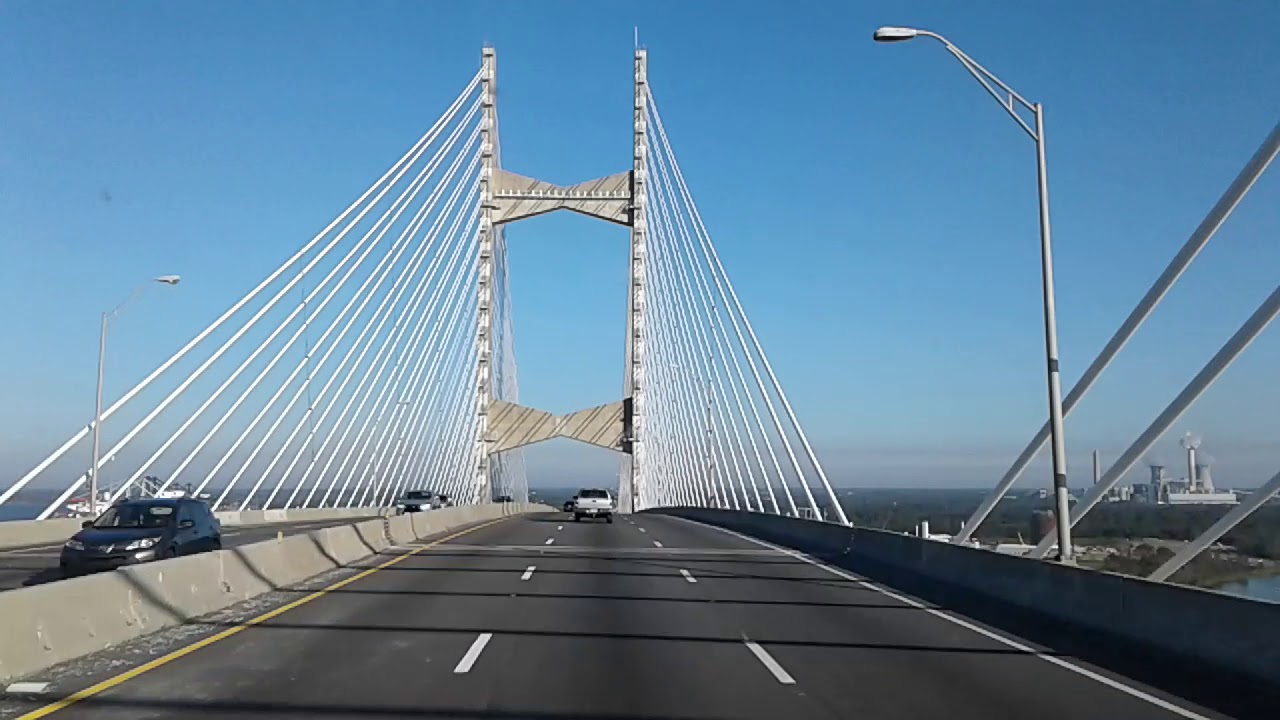 Jacksonville Florida suspension bridge YouTube