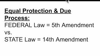 CONSTITUTIONAL LAW: INDIVIDUAL RIGHTS. DERECHOS CONSTITUCIONALES , DERECHOS INDIVIDUALES EN USA.