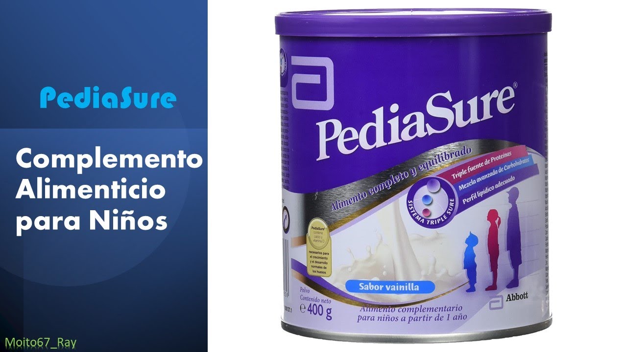 PediaSure complemento alimenticio para niños con proteínas, vitaminas y  minerales, sabor vainilla 