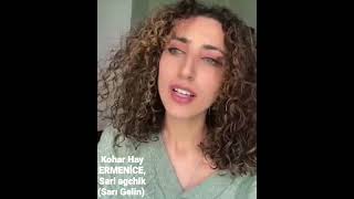 Zeki Boztaş-Ermeni Kızı Kohar Hay'ın Çok güzel sesi-Ermeni'ce Sari Agchik. Sarı Gelin 14.10.2022