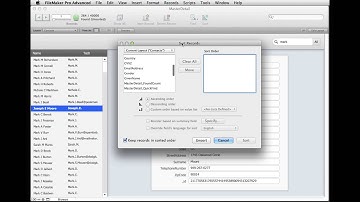 Master Detail in mFm Module
