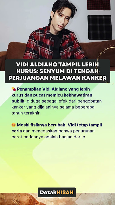 Download lagu Vidi Aldiano Tampil Lebih Kurus Senyum di Tengah Perjuangan Melawan Kanker #vidialdiano