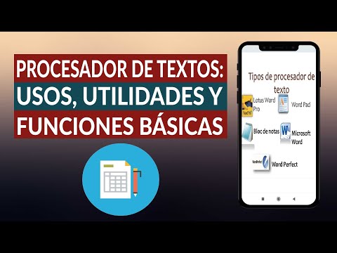 PROCESADOR DE TEXTOS: Usos, utilidades, tipos y funciones básicas