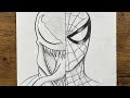 How To Draw Spiderman VS Venom Step By Step Easy Spiderman Drawing How To Draw Spiderman VS Venom Step By Step Easy Spiderman Drawing