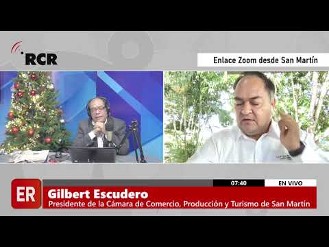 ENTREVISTA A GILBER ESCUDERO, PRESIDENTE DE LA CÁMARA DE COMERCIO Y TURISMO DE SAN MARTÍN