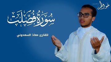 اواخر سورة فصلت مكتوبة معاذ السعدوني - Surat Fussilat Mouad Assaadoni