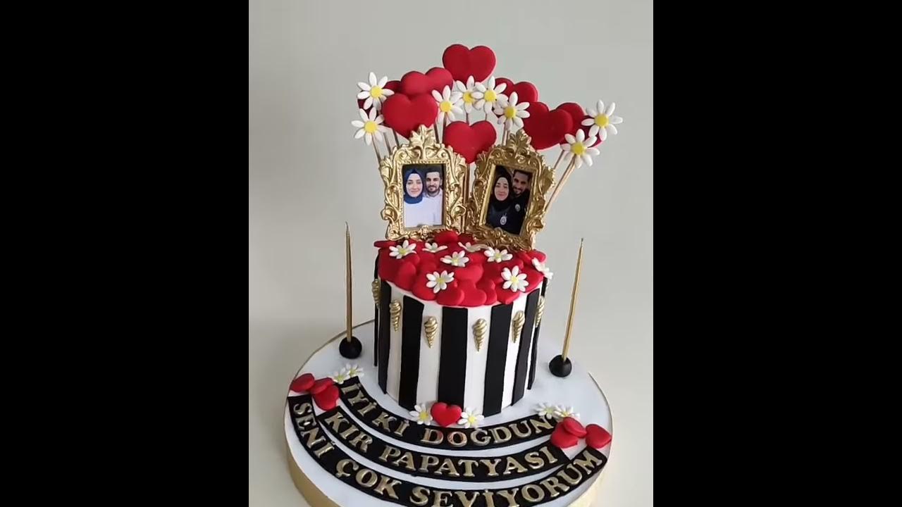Valentina days Cake Sevgiliye pasta - YouTube