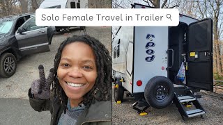 It's Actually WAY MORE Work Living In A Pull Behind Camper || Solo Female Travel in Trailer