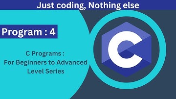 C Program 4 : Mastering Loop Structures: FOR, WHILE, Do WHILE, and Nested Loops Explained