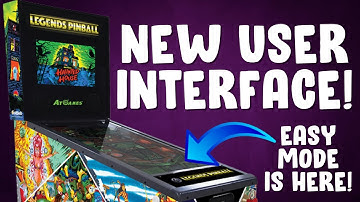 AtGames Legends Pinball New User Interface! "Easy Mode" is Here!
