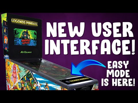 AtGames Legends Pinball New User Interface! 
