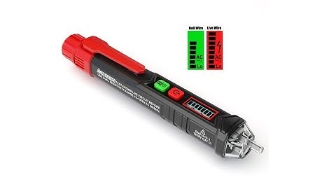 KAIWEETS Sensitive and Adjustable Non-contact Voltage Tester With LCD Display