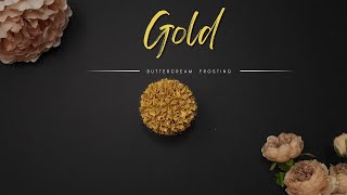How to Make Gold Buttercream