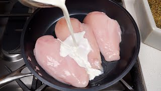 Einfaches und cremiges Zitronenhähnchen-Rezept!
