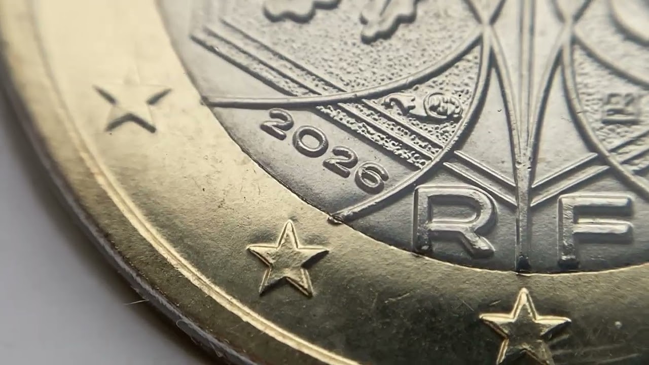 ユーロ コレクション 66ユーロになります、 Euro 2026 France Coin - YouTube