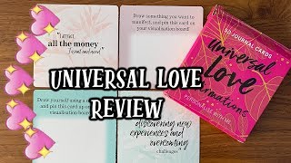 SOUL & SPIRIT UNIVERSAL LOVE JOURNAL AFFIRMATION CARDS REVIEW   HONEST OPINION & DECK FLIP THROUGH