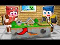 STEF E PHERE GIGANTI CACCIANO MINI MARCY E MARK! - MINECRAFT