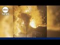 Massive blast destroys home during police search