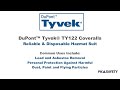 DuPont Tyvek 400 HazMat Coverall Suit TY120SVP