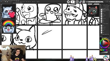 Making Twitch Emotes for Streamer Blaustoise Part 6