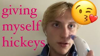 giving myself hickeys with a pore vacuum Wealth