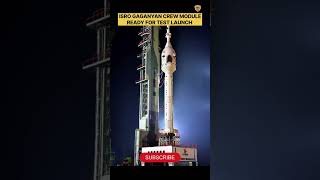 Gaganyan Mission Launching. ISRO Gaganyan Crew Module Ready for Launch. TV D1 Test Launch. shorts