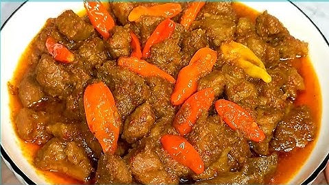 Super Pedas! Resep Oseng Mercon Daging Sapi, Empuk Tanpa Presto | Oseng Mercon Daging Idul Adha