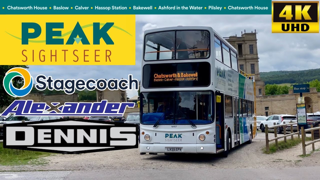 [Stagecoach Peak Sightseer: Chatsworth House to Calver & Ashford-in-the-Water] ALX400 Dennis Trident