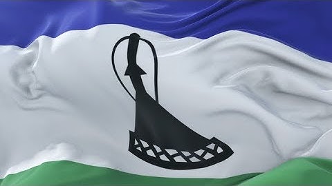 Flag of Lesotho Waving | Motion Graphics - Videohive template