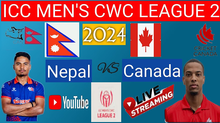 Nepal vs Canada ॥ ICC Men's CWC League 2 ODI Match 2024🔥