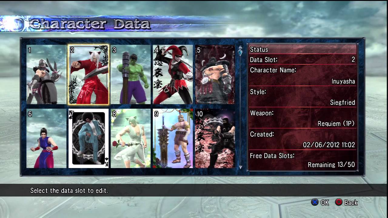 Soul Calibur 5 Character Creation Modding Guide Expansion – NKGL