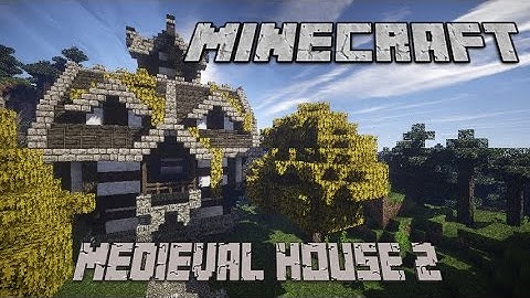 Minecraft House Tutorial::Medieval House 2::Style 1::Part 1/3