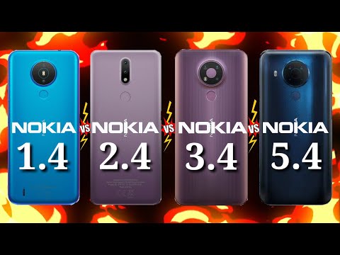 NOKIA 1.4 VS NOKIA 2.4 VS NOKIA 3.4 VS NOKIA 5.4 BATTLE OF POINT 4 SERIES. FULL SPECS AND PRICE.