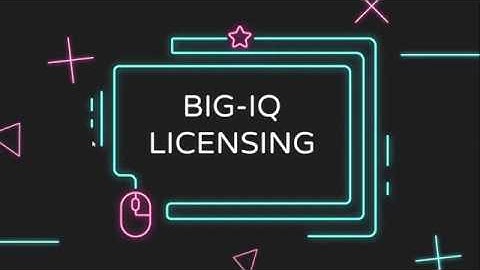 BIG IQ DCD Setup CLI