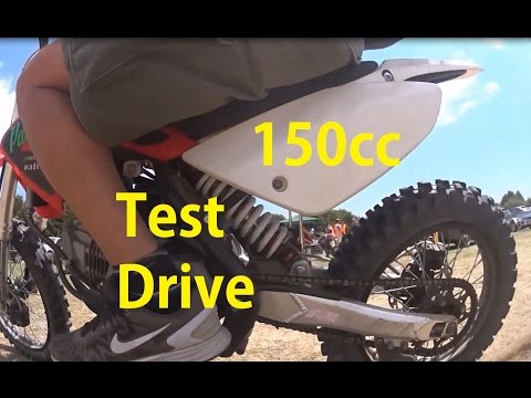Small Dirt-Bike (IMR 150cc) Test Drive