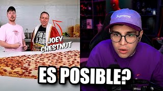 JuanSGuarnizo REACCIONA a Me Comí la Porción de Pizza Más Grande del Mundo de Mr Beast