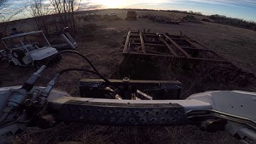 Skid steer Tree Puller Field Testing #3 Does it work?