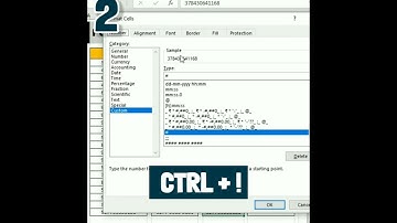 Aadhar numbers in 4 digit with space Techniques in excel #shorts @Karandadya1