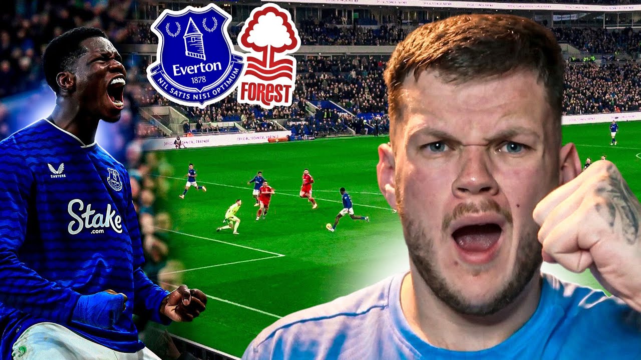 Тьерно Барри забивает свой первый гол, и «Эвертон» разражается беспорядками | «Эвертон» — «Ноттин...
