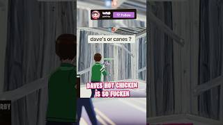 dave’s hot chicken over canes ANY day #daveshotchicken #canes #fyp